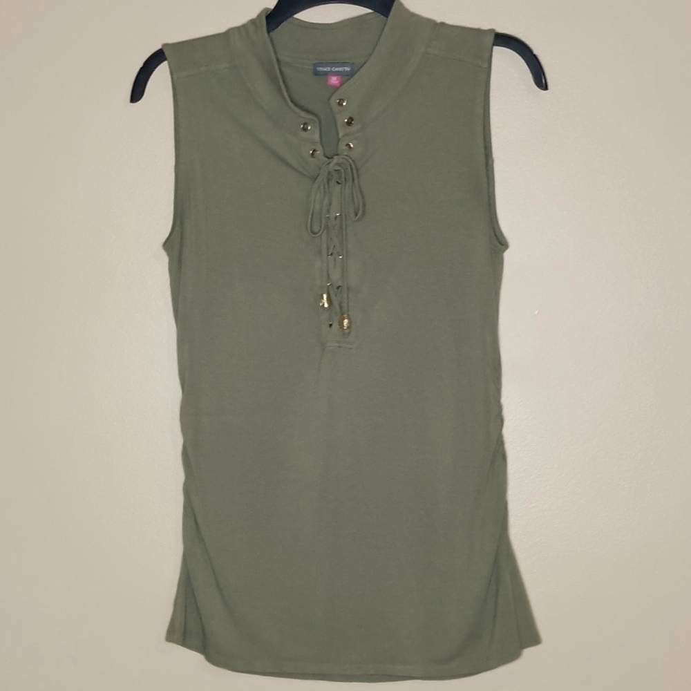 Vince Camuto Summer Safari Lace Up Top